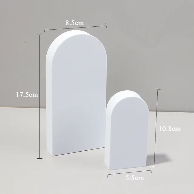 Photo Studio Photography Accessories White 3D Cube Shoot Background Ornaments Jewelry Cosmetics Shoot Posing Props Fotografia 10.5 x 17.5 cm