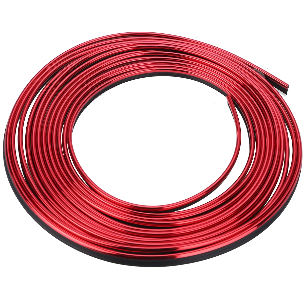 5M Red Car Styling Universal DIY Flexible Interior Moulding Trim Strips Strip Dashboard Decoration Car Accessories