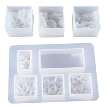 

Diy Crystal Epoxy Mountain Ornaments Molds Broken Mountain Decoration Silicone Mold BW6