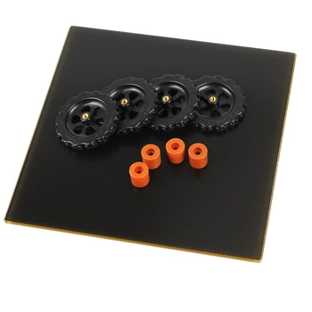 

3D Printer Parts Glass Plate 235X235mm Heat Bed Lattice Glass Hotbed Build Plate 3D Printing for Ender 3/Pro 3D Printer