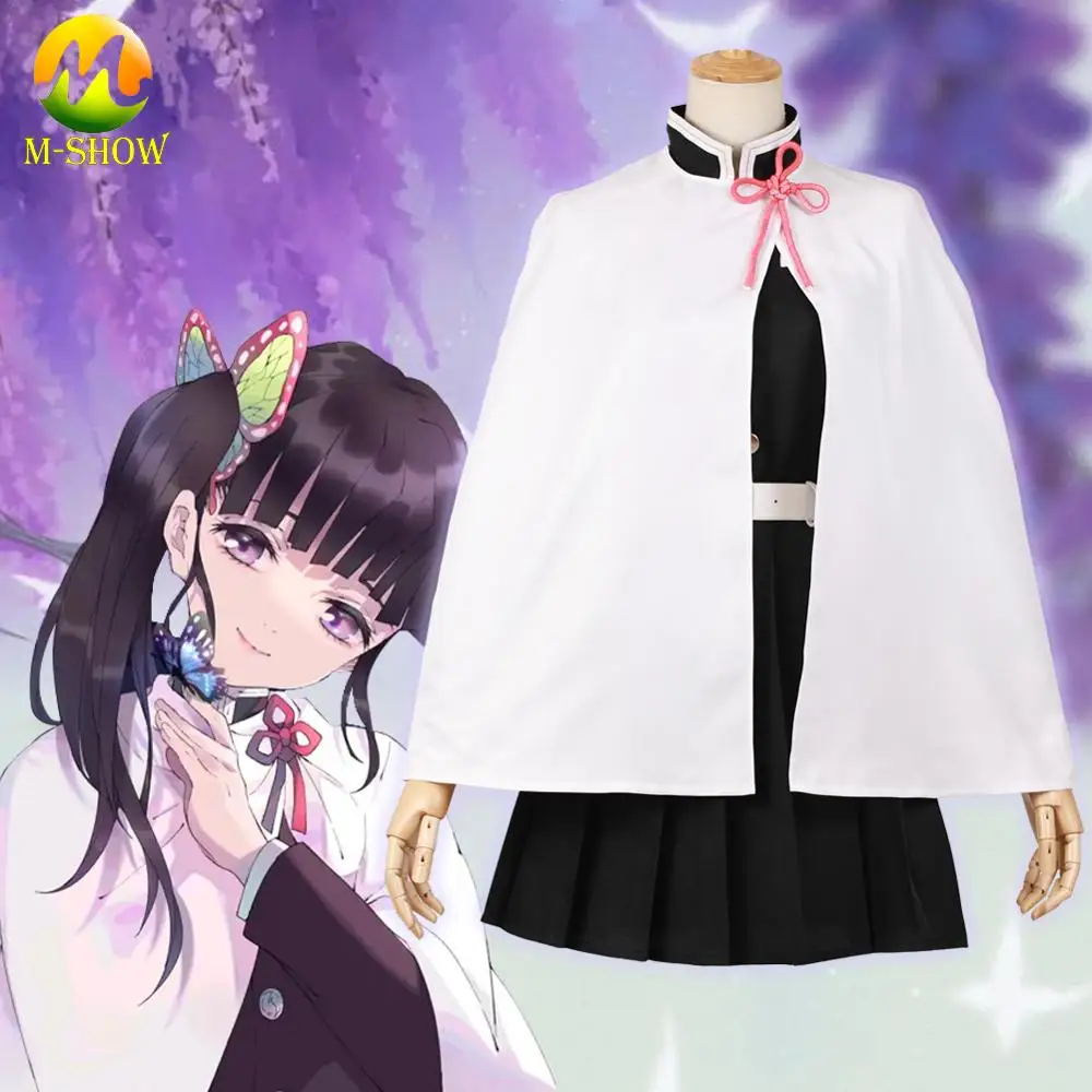 Аниме девушка COS Demon Slayer Tsuyuri Kanawo Косплей Костюм Кимоно униформа для взрослых