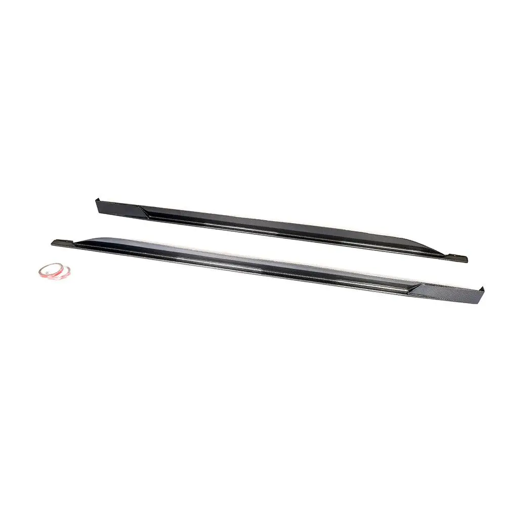 Car Side Skirts Lip Aprons For Mercedes-Benz SLS Class SLS63 AMG Bumper Guard 2010-2013 Carbon Fiber