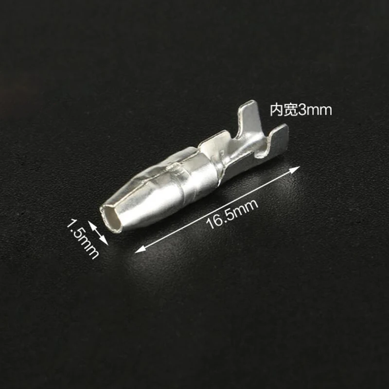 200pcsLot 4.0  Bullet Terminal Electrical Car Wire Connector Female+Male+Case Precision Stamping Brass Terminal (3)