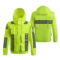 Men's Reflective Waterproof Rain Jacket