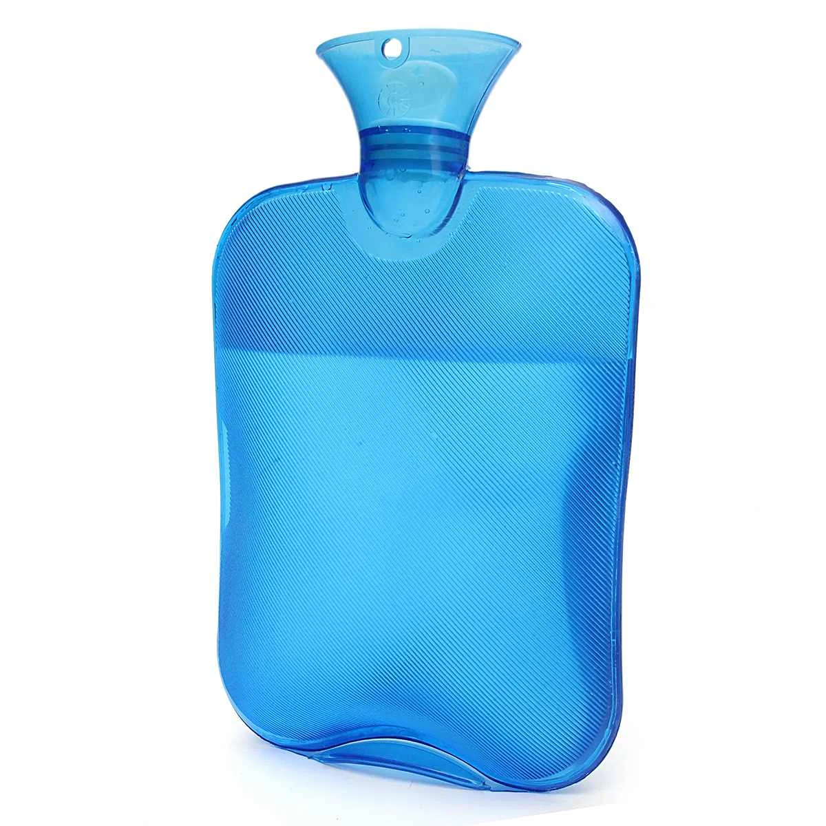 2000ml Hot Water Bottle Bag PVC Rubber Hot Water Bottles Winter Portable Hand Warmer Feet Hot Water Storage Bags Color Random
