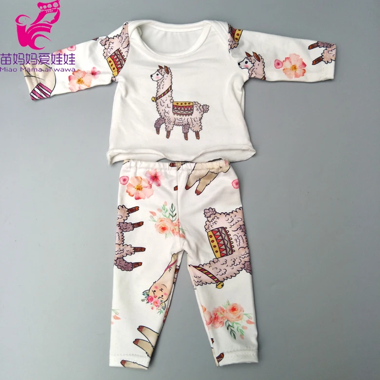 Кукла одежда штаны Розовый Единорог комбинезон одежда для 40 см 43 см reborn baby Doll Одежда наборы для 1" Кукла аксессуары игрушки одежда - Цвет: b2