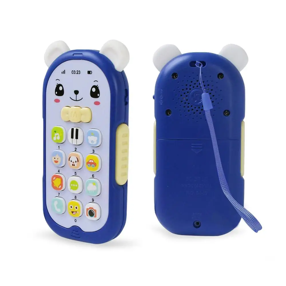 Telefone do Bebê Máquina para Crianças Brinquedos do Telefone Brinquedo Telefone Música Infantil Cedo Educacional Móvel Presente Som 7 Computers & Electronics