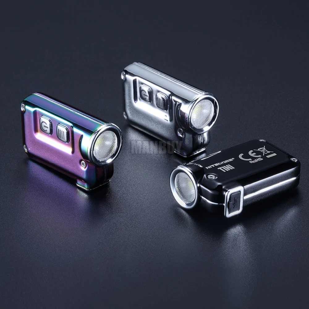 Распродажа металлический брелок NITECORE TINISS CU светильник встроенной литий ионной
