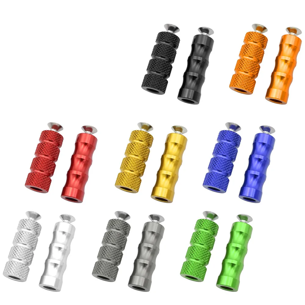 CNC M6 Racing Gear Shift Lever Peg Brake Pedal Shifter Motorcycle Footrests