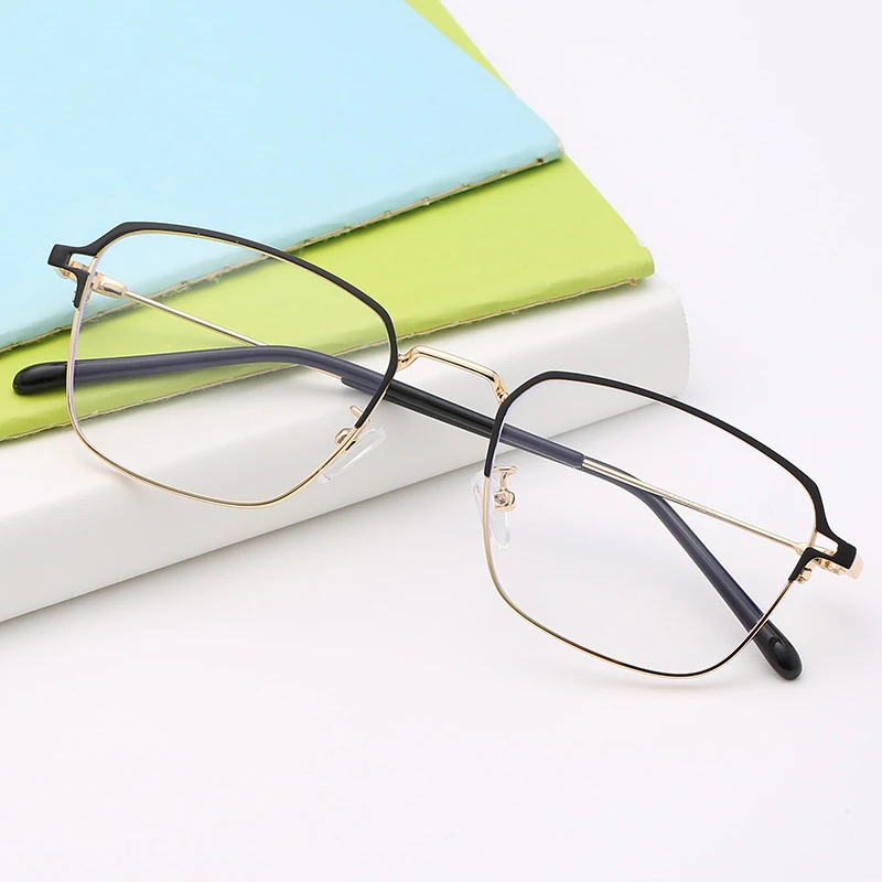 Ultralight Computer Glasses Frame Men Eyeglasses Myopia Optical Reading Eyewear Square Half Spectacles Clear Eye Lens 645 | Аксессуары