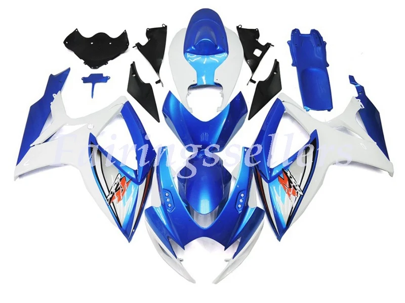 

New ABS Plastic Fairings Kit Fit For Suzuki GSXR600 GSXR750 GSX-R600 R750 K6 2006 2007 Injection Mold blue