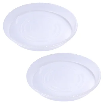 

2pcs Plant Pot Tray Round Prime Safe Transparent Flowerpot Base Tray Flowerpot Tray for Garden