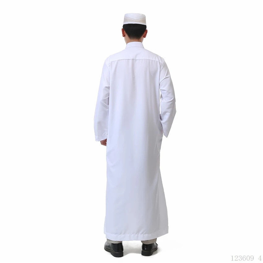 Мусульманская Мода для Саудовской Аравии Дубайский халат кафтан Abaya Eid Al Fitr Jubba Thobe