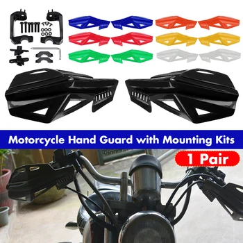

Pair Motorcycle Hand Guard Shield Windproof Universal Protective Gear Universal For Kawasaki For Honda For 7/8"(22mm) handlebar