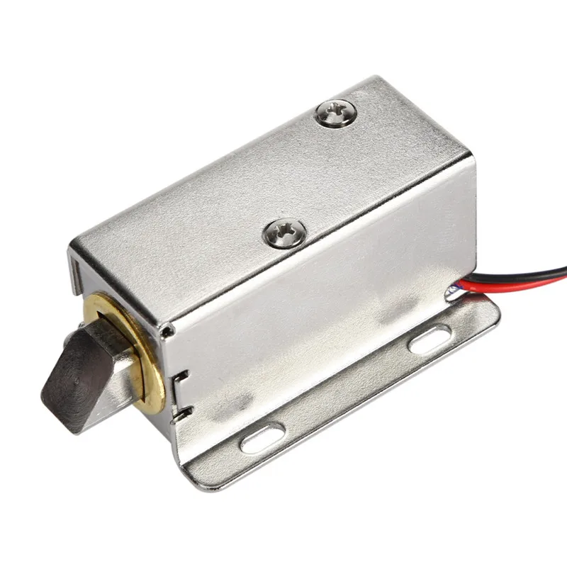 Cerradura electrónica para puerta de captura, montaje de liberación,  Control de acceso solenoide, 12V, 0.4A - AliExpress