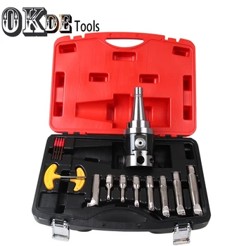 Price High Precision M24 NT50-NBH2084 CNC 0.01 Run Nout Micro NT50 Tool With NT Shank NBH2084 System Boring Heads With 8pcs Boring Bar