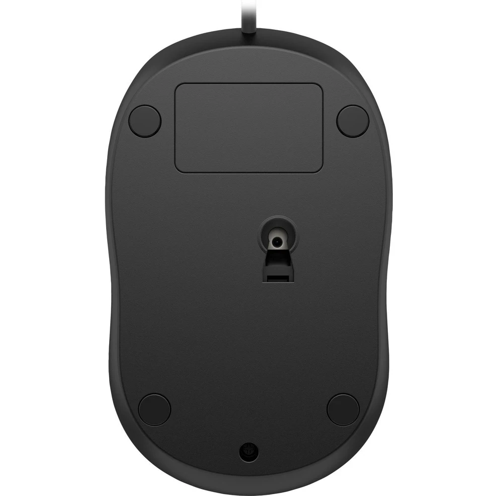 Мышь HP 1000 черный оптическая USB(3but