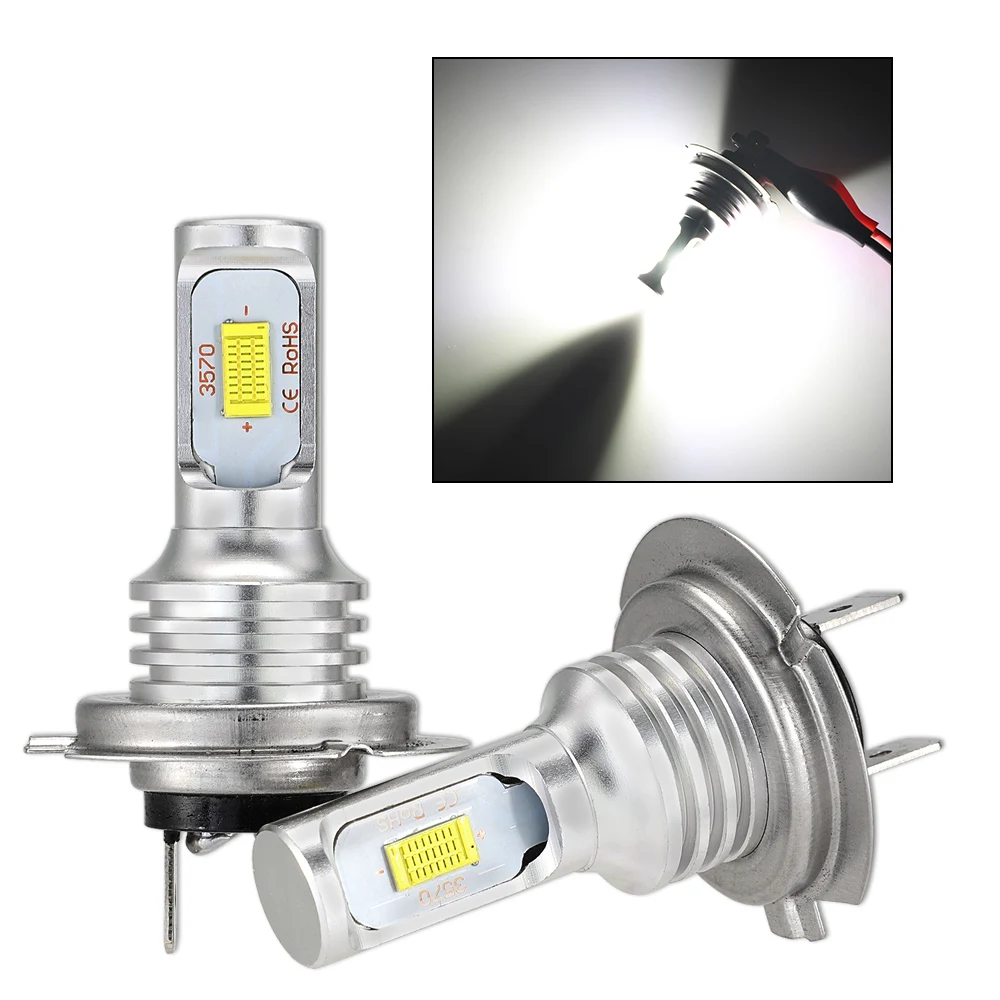 100W/Pair 6500K White LED Bulb 