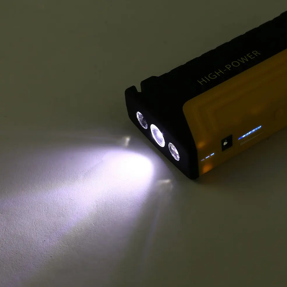 AU Plug USB Портативный авто двигатель автомобиля скачок стартер аварийное зарядное устройство усилитель Банк питания батарея с воздушным насосом набор