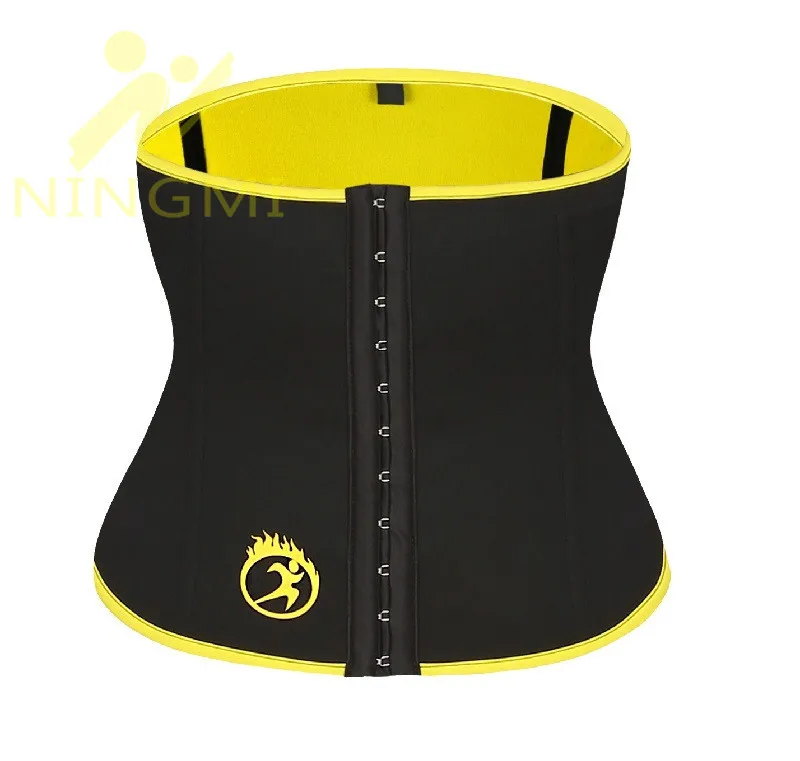 body shaper NINGMI Body Shapers Slim Waist Trainer for Women Neoprene Sauna Strap Fat Burning Waist Belt Cincher Girdles Slimming Shapewears maidenform shapewear