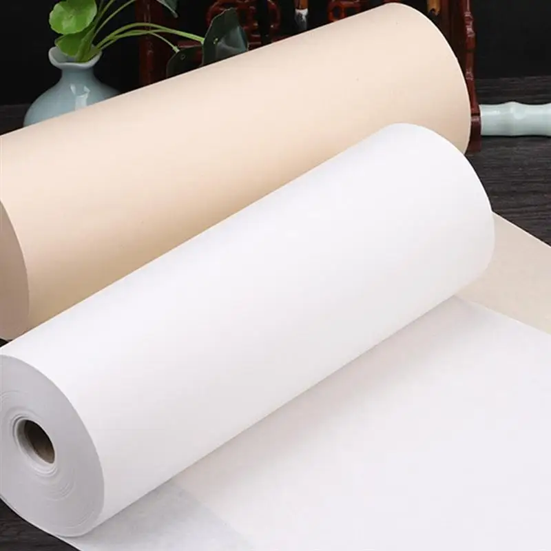 1 Roll of Calligraphy Paper DIY Painting Writing Blank Sumi Paper Sumi Paper Xuan Paper