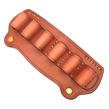 Тактическая воловья кожа 6 патронов 12 г дробовик снарядов маг патронная сумка для боеприпасов патрон Держатель журнал ремень сумка поясная сумка для охоты