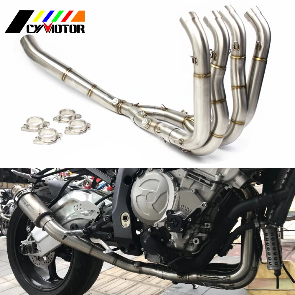 Полная выхлопная система мотоцикла слипоны труба ForBMW S1000RR S1000 RR 2010 2011 2012 2013 2014 2015