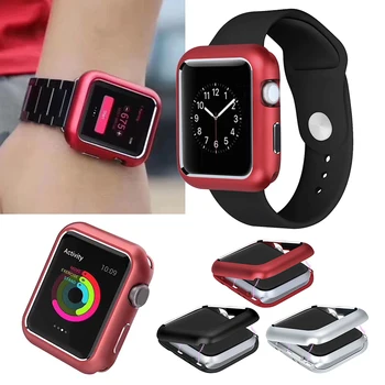 

Fashion 360 Degree Slim Watch Cover for Apple Watch 3/2/1 42MM 38MM Case Metal Case Screen Protector for iWatch 3/2/1