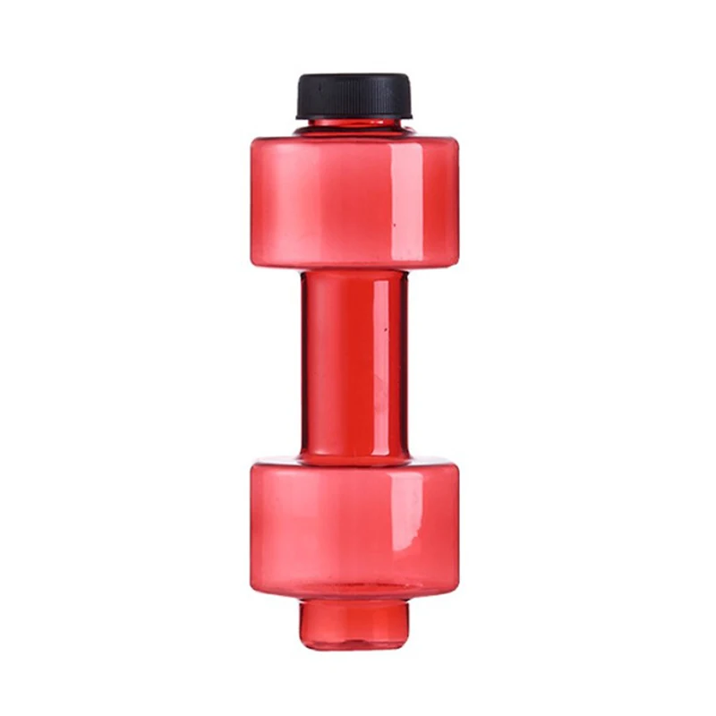 4 Colors Sports Water Bottles 550ml Leakproof Portable Unbreakable My Sports Plastic Bottle Shaker BPA Fitness Dumbbell Unisex
