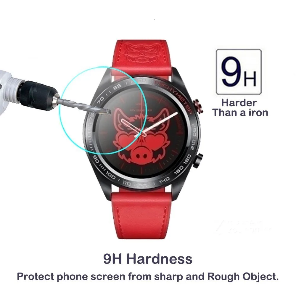 2 упаковки 0,3 мм 2.5D 9H закаленное стекло для huawei Watch Dream Vivienne Tam Smartwatch Защита экрана для huawei GT Active элегантная