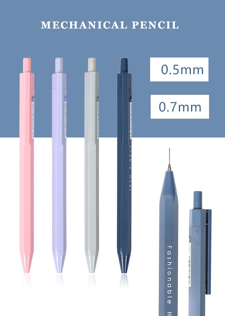 JIANWU 6pcs/set Creative cute morandi Simple small fresh gel pen kawaii Quick drying Cap neutral pen journal supplies Stationery
