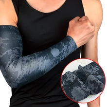 Спортивные эластичные нарукавники для баскетбола, волейбола, нарукавники, спортивные налокотники, нарукавники, 1 шт