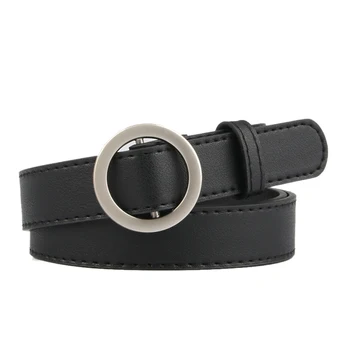 

Belt Female Deduction Side Buckle Jeans Wild Belts For Women Fashion Students Simple New