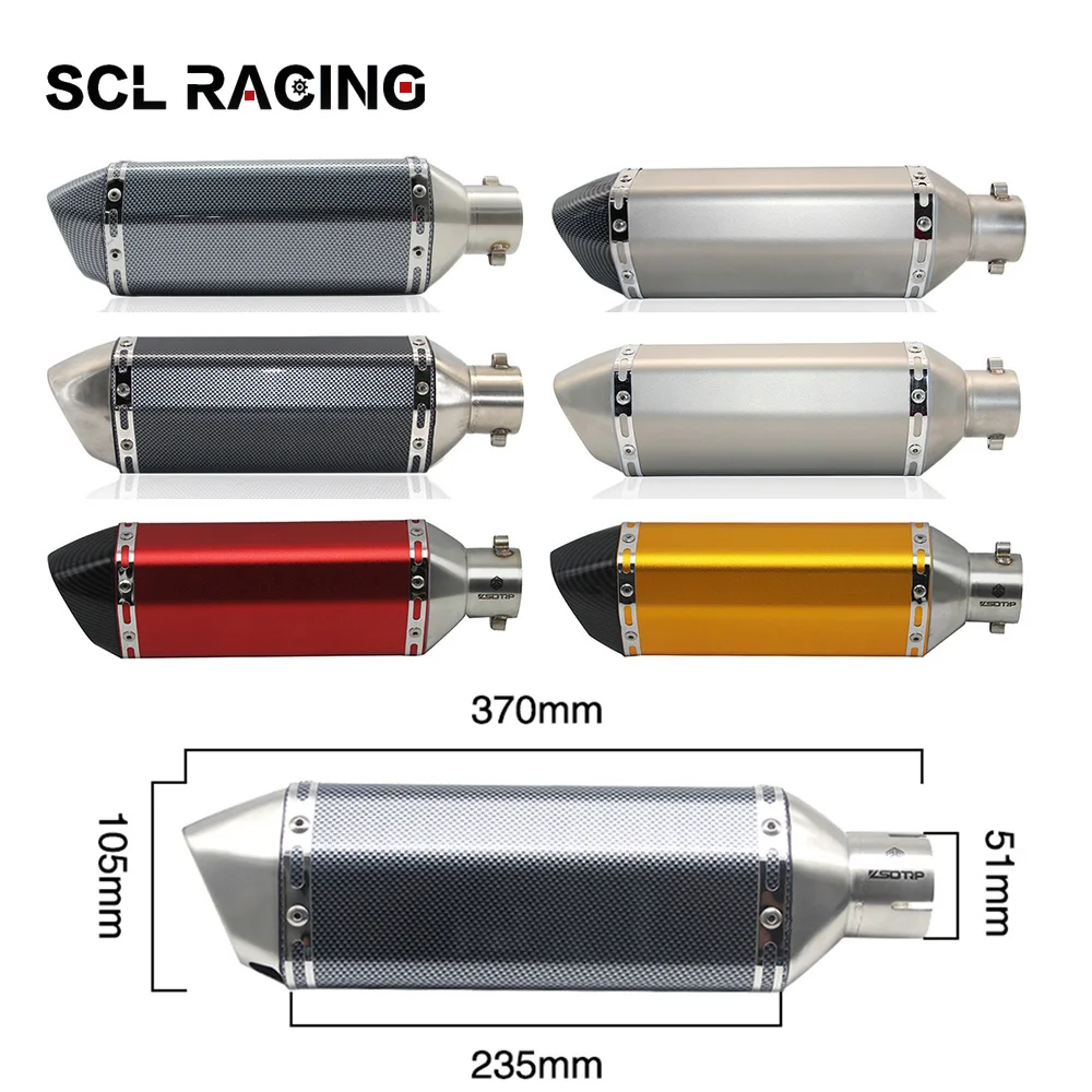 Marmitta Marmitta Marmitta Alconstar Racing Racing Racing Modifica Escape Moto Per Fz6 Cbr250 Cb400 Cb600 Mt07 Yzf Fz400 Z750