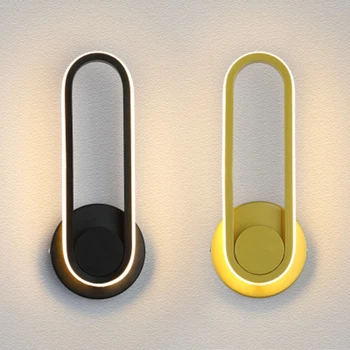 

Bedroom home place bedside led lights modern minimalist corridor aisle background wall lights rotatable entrance lights
