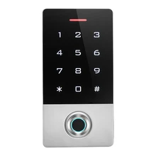 Дверной контроллер доступа, клавиатура, открытый 10000 пользователей, карты, панель, электронный дом, водонепроницаемый пароль, отпечаток пальца, металлическая безопасность