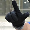 Gants en velours épais pour hommes, nouvelle collection automne hiver, mitaines à écran tactile, gants en cuir antidérapant pour randonnée en plein air ► Photo 3/6