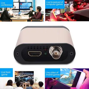 

Recording Video Capture Card HDMI SDI Computer Accessory USB 3.0 Grabber Game Broadcast Live Stream HD Drive Free Dongle 1080P