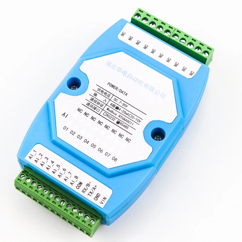 

4-20mA to RS485 modbus 4-20mA data acquisition I/O modules