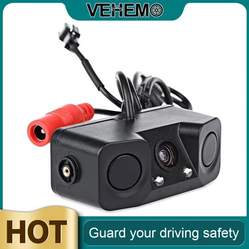 

☆VEHEMO ☆ 2020 Car Vehicle Parking Rear View Camera 2 Sensors Indicator Radar Assistance