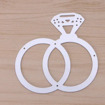 

Diamond Ring Cutting Dies Stencil DIY Scrapbook Album Paper Card Decorative 72XF