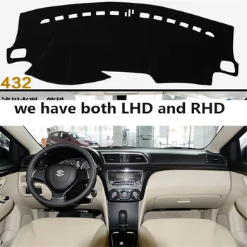 

for Suzuki Ciaz Alivio 2014 2015 2016 2017 2018 2019 2020 Dashmats Car-styling Accessories Dashboard Cover Pad Carpet sunshade