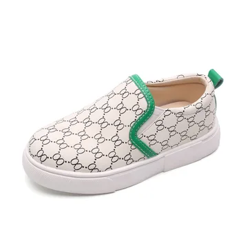 

Spring Autumn Girls Sneakers Lace Up Casual Shoes Baby Flats Cartoon Plate Shoes Girls anti-slip espadrilles Kids Sneaker