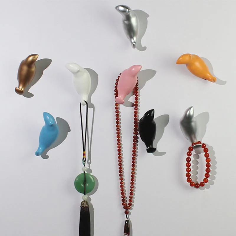 

Скандинавский разноцветный крючок для украшения птиц, вешалка для одежды, брелок для ключей, домашний декор, настенное украшение