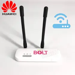 Разблокированный huawei E8372 E8372h-153 с 2 шт. антенной 150 м LTE USB Wingle 4G WiFi модем ключ автомобильный wifi 4G Мобильный точка доступа