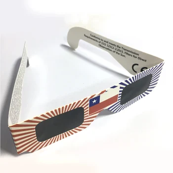 

2000pcs/lot 3D Paper Safe Solar Glasses,Safe Solar Eclipse Viewing Glasses Wholesale