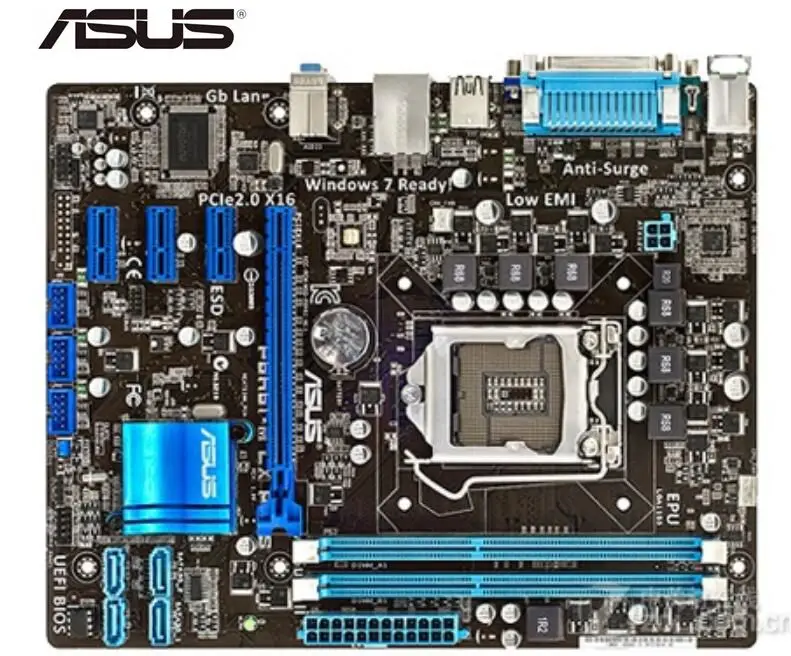 ASUS P8H61-M LX PLUS оригинальная настольная материнская плата DDR3 LGA1155 ram 16G h61 б/у настольная материнская плата