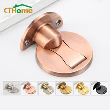 

Magnetic Door Stops Nail-free 304 Stainless Steel Ground Suction Invisible Strong Magnetic Anti-collision Furniture Door Stopper