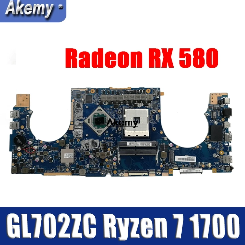 GL702ZC материнская плата Ryzen 7 1700U Radeon RX 580 для ROG For Asus S7ZC ноутбука | Компьютеры и офис