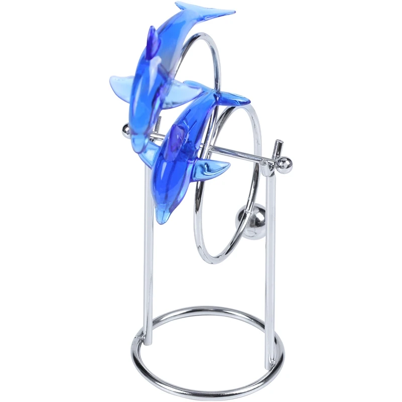  Dolphins Kinetic Art Balancing Decompression Toy Decompressive Science Psychology Home Office Decor